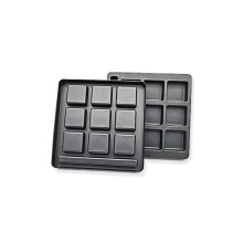 Custom Black Plastic Candy Chocolate Tray Blister Insert